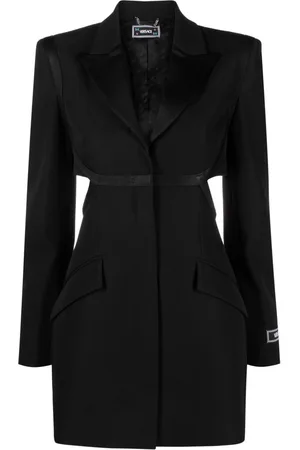 VERSACE Cut-out wool blazer