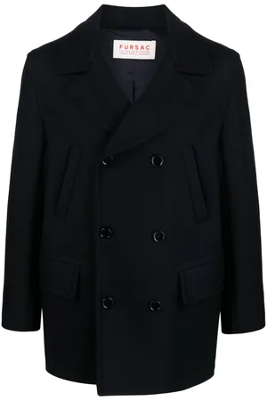 Fursac Notched-lapels double-breasted coat