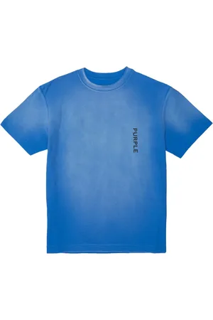 Purple Brand Logo-print faded cotton T-shirt