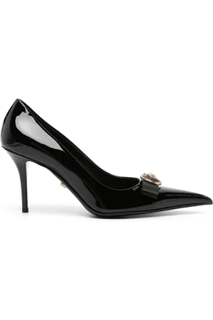 VERSACE 85mm Gianni Ribbon pumps