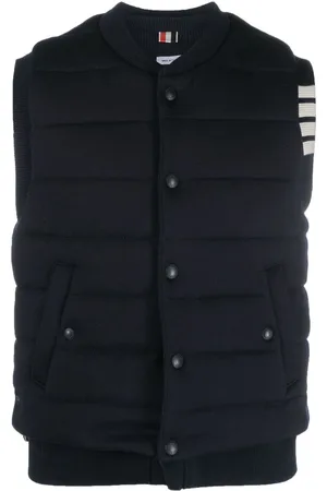 Thom Browne Stripe-detail padded gilet