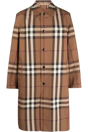 Burberry Vintage Check-pattern cotton coat