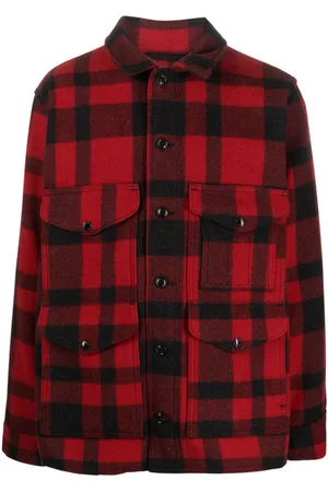 Filson Mackinaw plaid wool shirt jacket