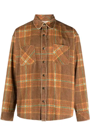 ERL Check-print cotton shirt