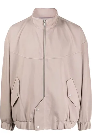 FIVE CM High-neck front-zip jacket