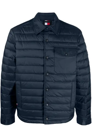 Tommy Hilfiger Logo-patch padded shirt jacket