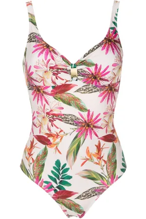 Lygia & Nanny Roberta botanical-print swimsuit