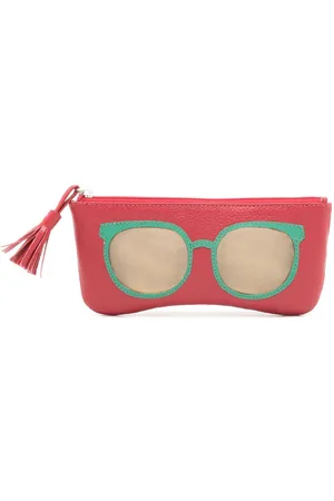 Sarah Chofakian Sunglasses-print leather case