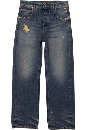 Purple Brand P018 ripped wide-leg jeans