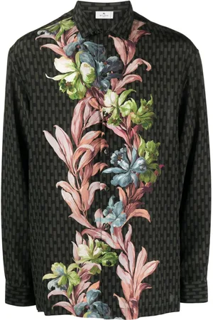 Etro Floral-print silk shirt