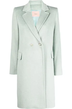 Twin-Set Double-breasted midi coat