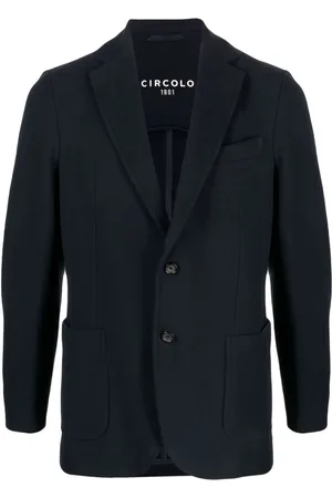 Circolo Notched-lapel single-breasted blazer