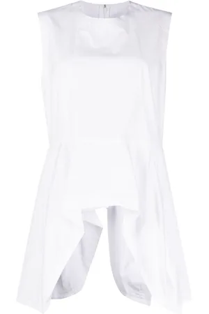 Comme des Garçons Handkerchief-hem cotton top