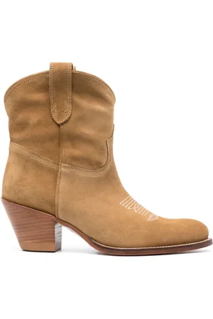 Ralph Lauren 60 mm suede Western boots