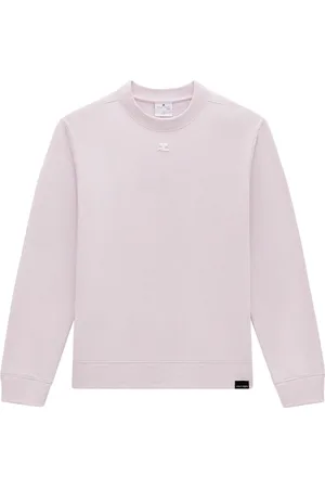 Courrèges Logo-appliqué cotton sweatshirt