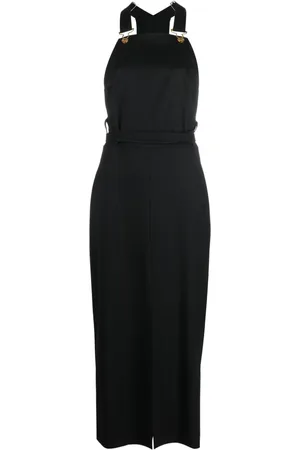 Patou Virgin wool-blend pinafore dress