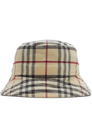 Burberry Vintage Check-pattern cotton bucket hat