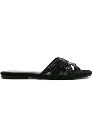 Sarah Chofakian Alix studded slides