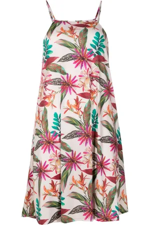 Lygia & Nanny Isis botanical-print shift dress