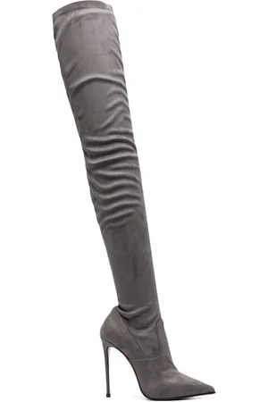 LE SILLA 120mm suede thigh-high boots
