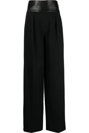 SYSTEM High-waist pleat-detailing tailored trousers