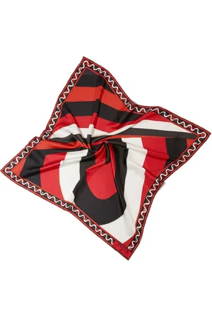 Puccini Large Iride-print reversible silk scarf