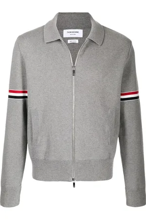 Thom Browne RWB stripe detailed cardigan