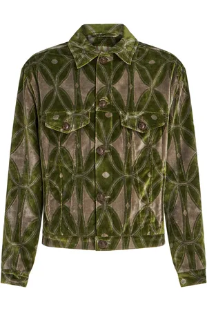Etro Velvet-effect jacquard jacket