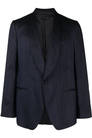 LARDINI Single-breasted silk blazer