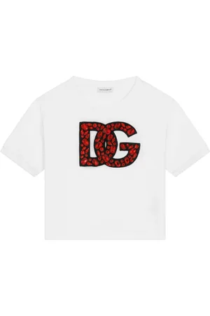 Dolce & Gabbana Crystal-embellished cotton T-shirt
