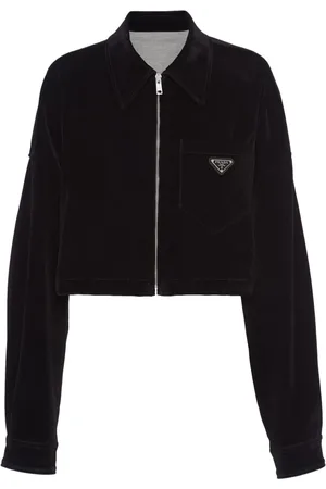 Prada Velvet denim blouson jacket