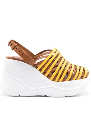 Sarah Chofakian Drian 95mm strappy wedge sandals