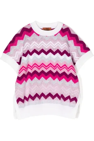 Missoni Zigzag-woven knitted top