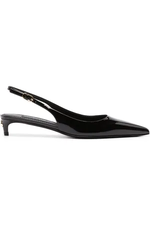 Dolce & Gabbana 40mm patent slingback pumps