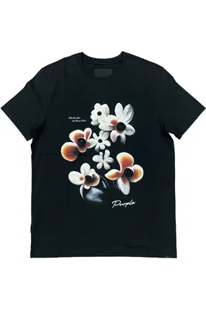 Purple Brand Graphic-print cotton T-shirt