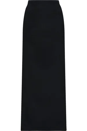 Dolce & Gabbana High-slitted cady maxi skirt