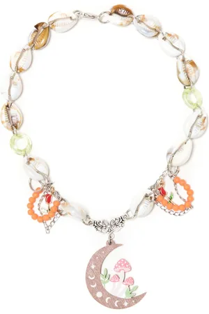 AMIR SLAMA Cowrie shell-embellishment necklace