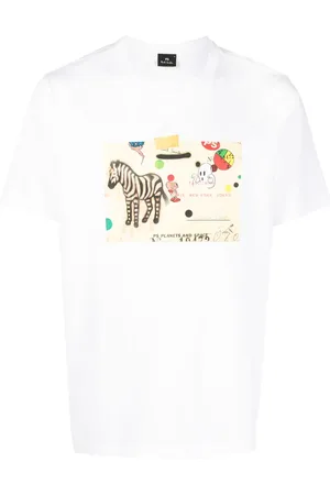 Paul Smith Zebra graphic-print organic cotton T-shirt