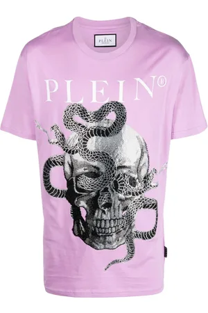 Philipp Plein Snake-print short-sleeve T-shirt