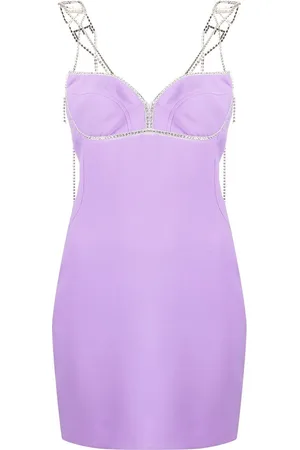 Philipp Plein Cady crystal-embellished mini dress