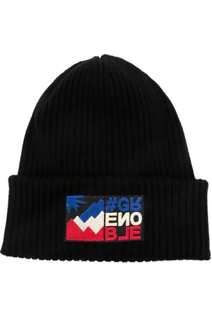 Moncler Logo-patch virgin-wool beanie