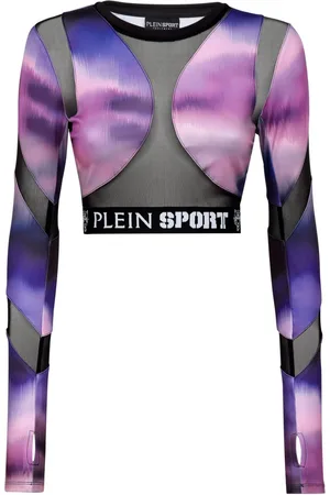 Philipp Plein Abstract-print long-sleeved top