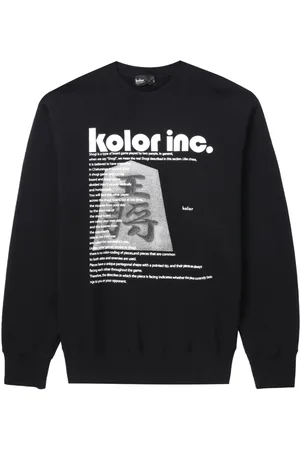 Kolor Logo-print cotton sweatshirt