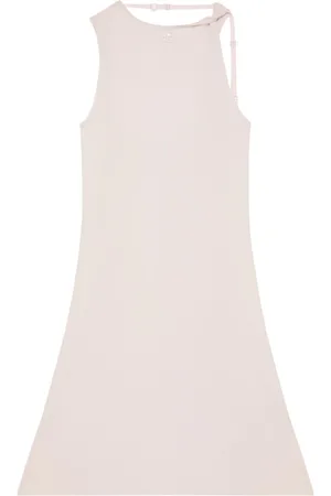 Courrèges Twist-detail A-line minidress