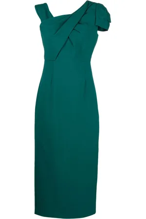 Roland Mouret Asymmetric sleeveless midi dress