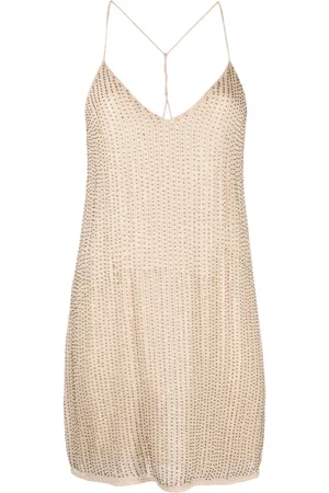 Zadig & Voltaire Rhinestone V-neck minidress