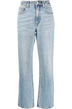 Alexander Wang Mid-rise straight-leg jeans