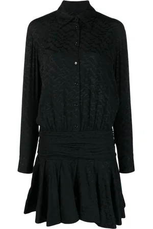 Pinko Arzach logo-jacquard shirtdress