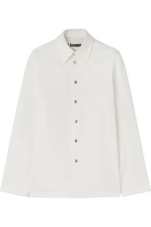 Jil Sander Logo-embossed cotton shirt