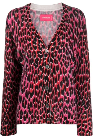 Zadig & Voltaire Mirka leopard-print cardigan
